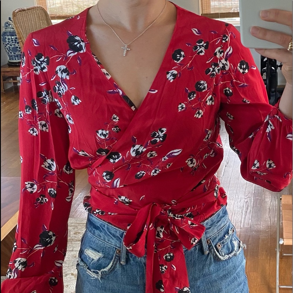 Intermix wrap top